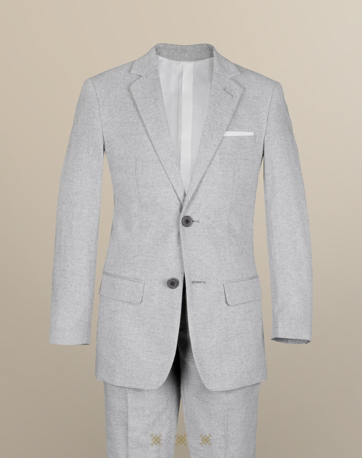 Traje primera comunión gris 33-099