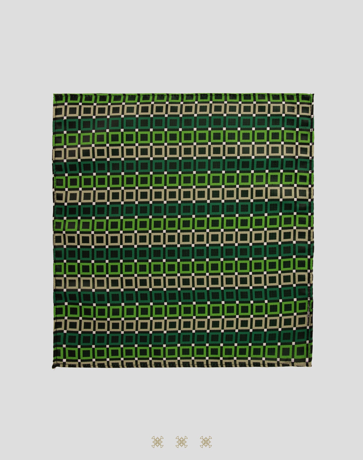 PAÑUELO VERDE NEGRO 39-003