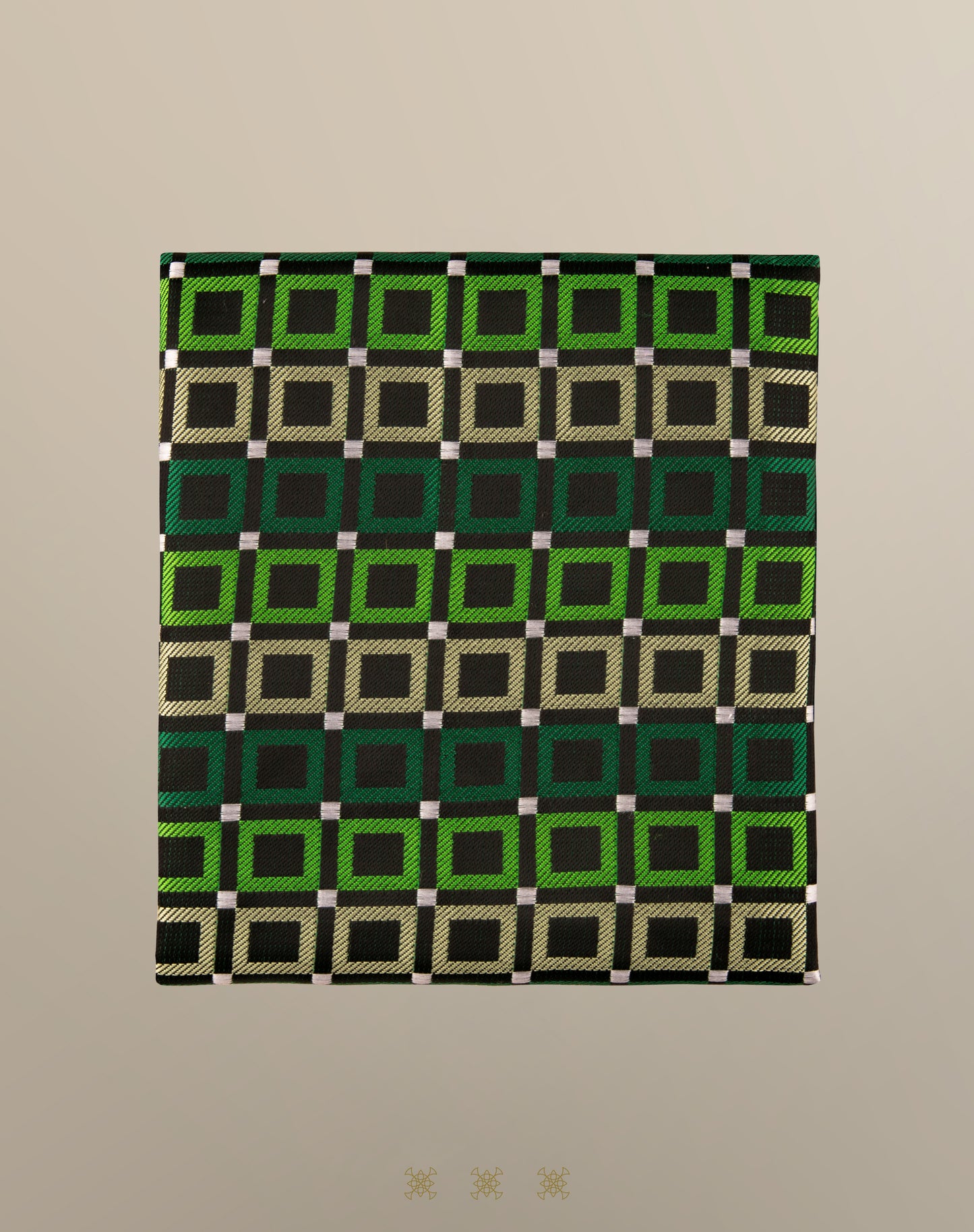 PAÑUELO VERDE NEGRO 39-003
