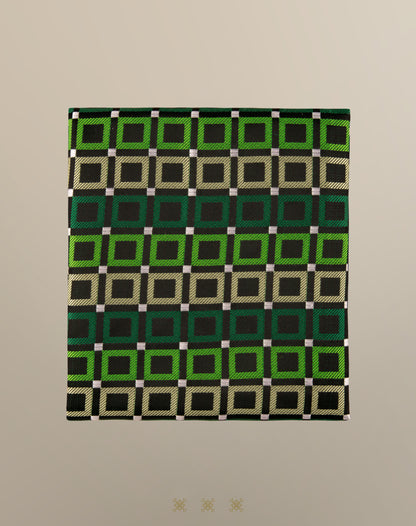 PAÑUELO VERDE NEGRO 39-003