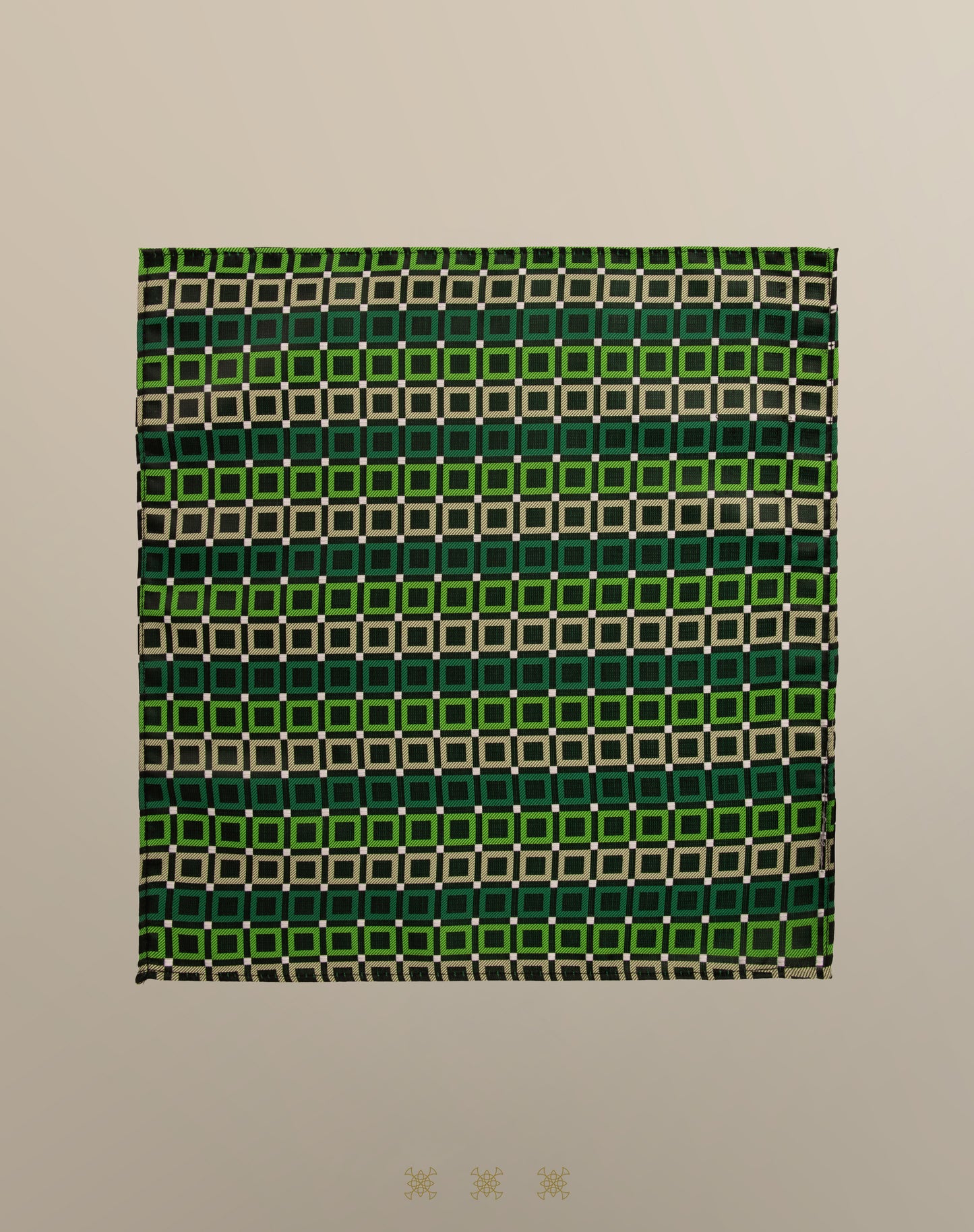 PAÑUELO VERDE NEGRO 39-003