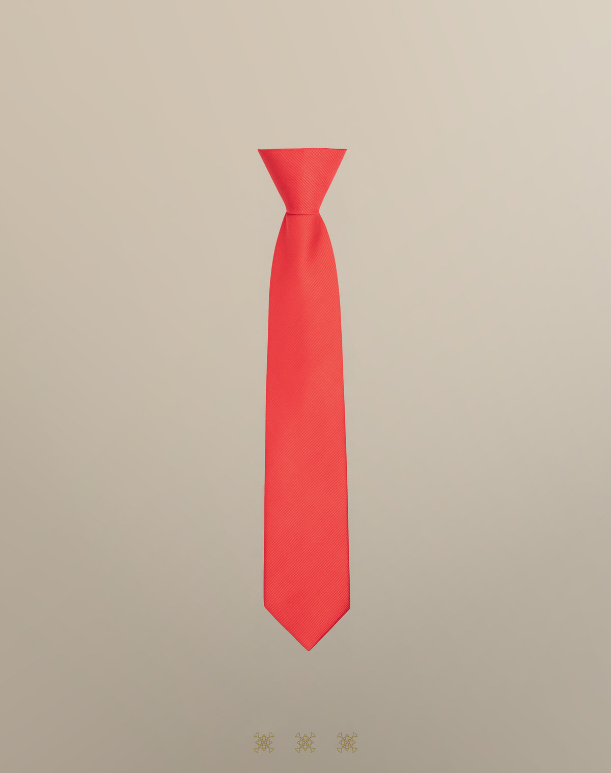 Corbata Roja con nudo 40-005