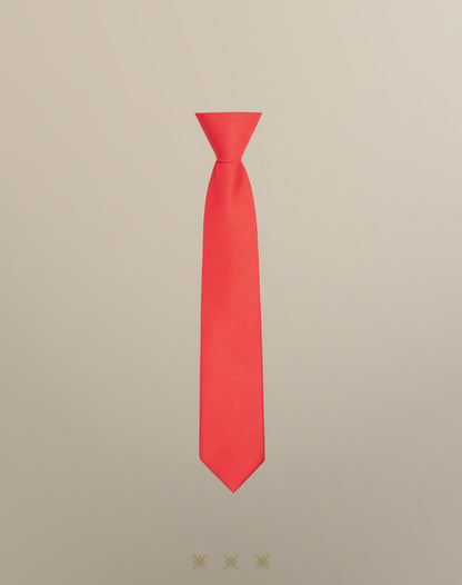 Corbata Roja con nudo 40-005
