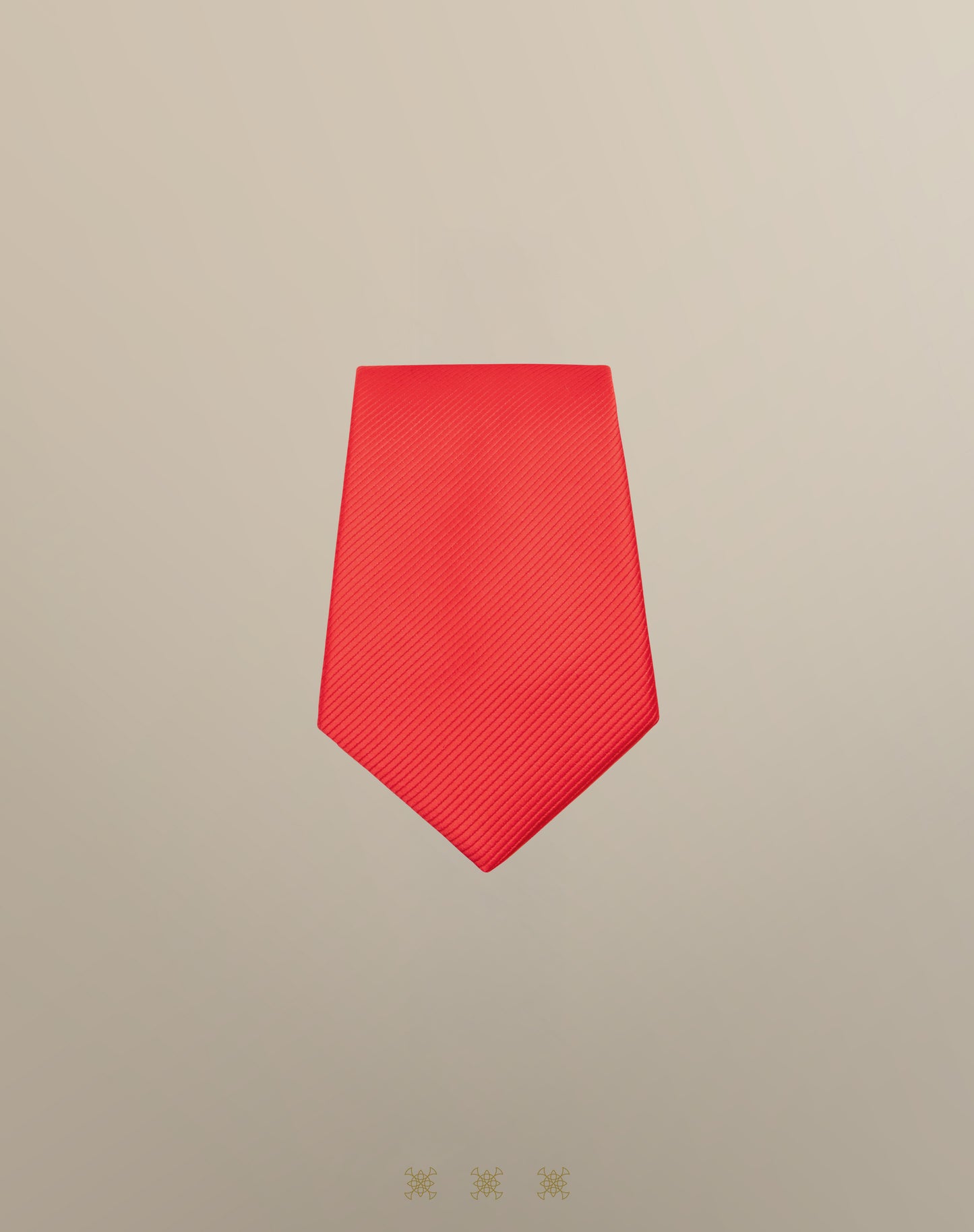Corbata Roja con nudo 40-005