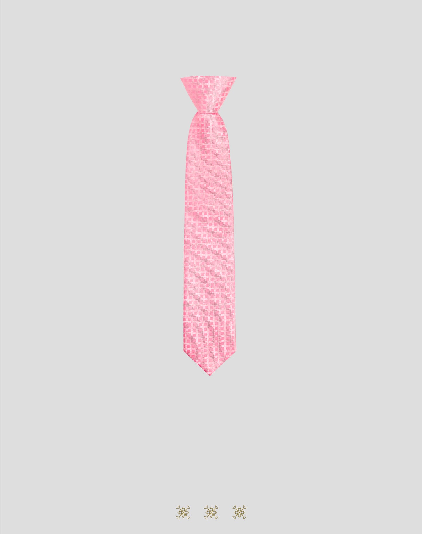 Corbata Rosa con nudo 40-005