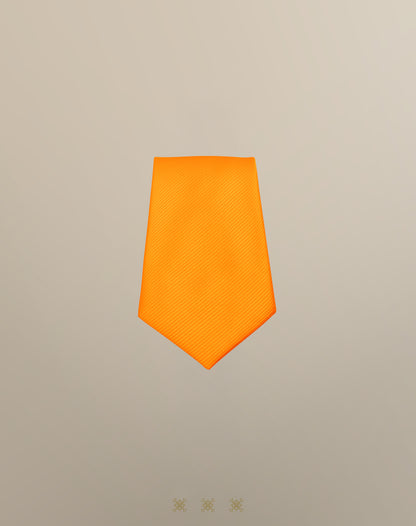 Corbata Naranja con nudo 40-006