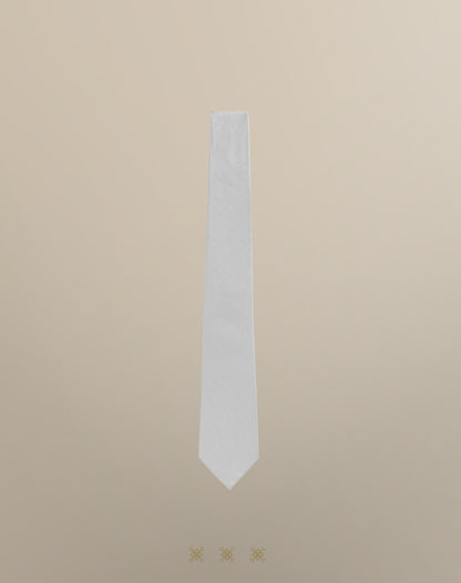 Corbata gris sin nudo 40-018