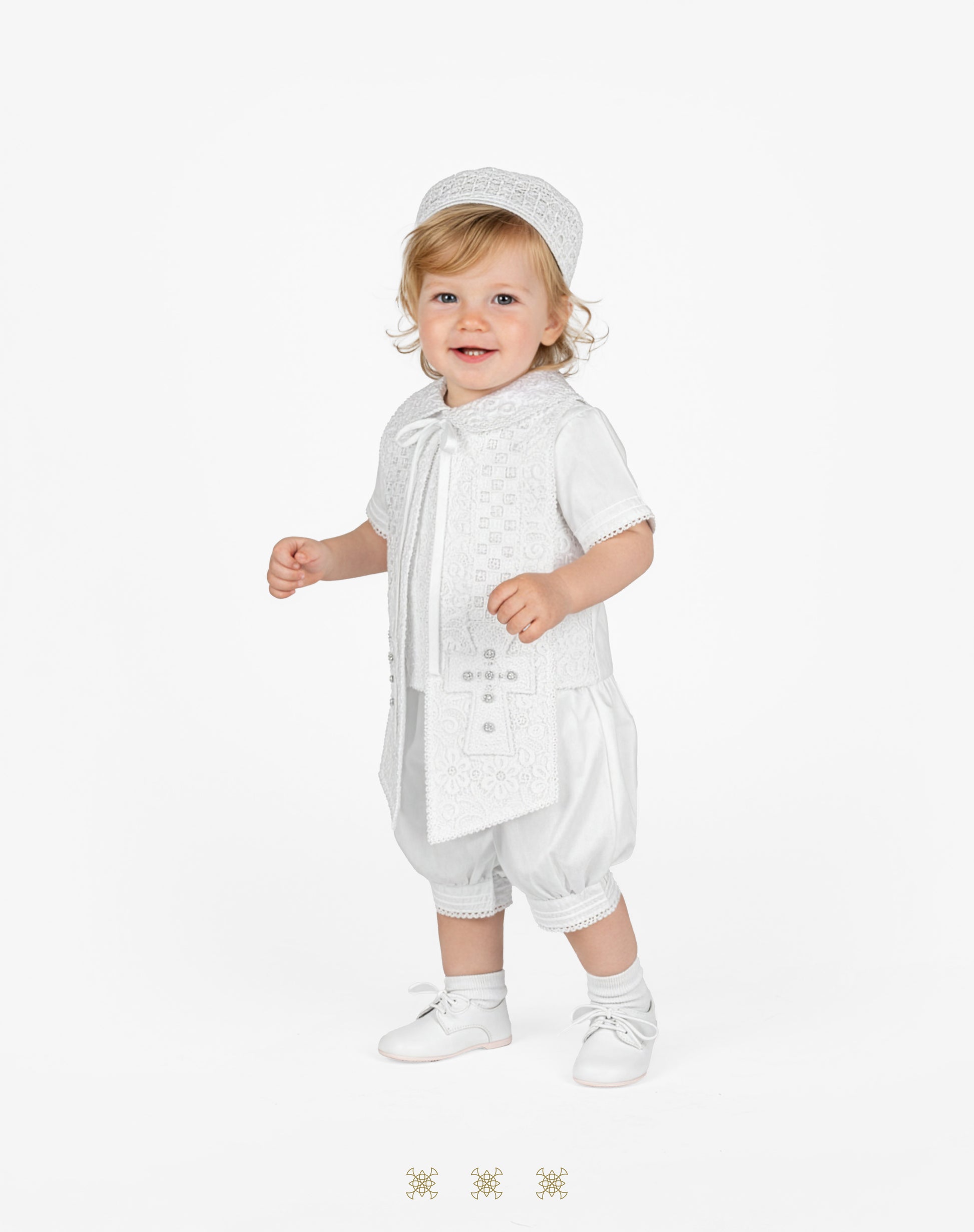 Ropón de niño blanco 69-026