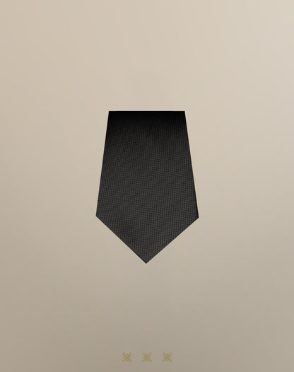Corbata negra sin nudo 70-007