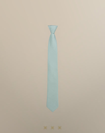 Corbata verde menta con nudo 70-230