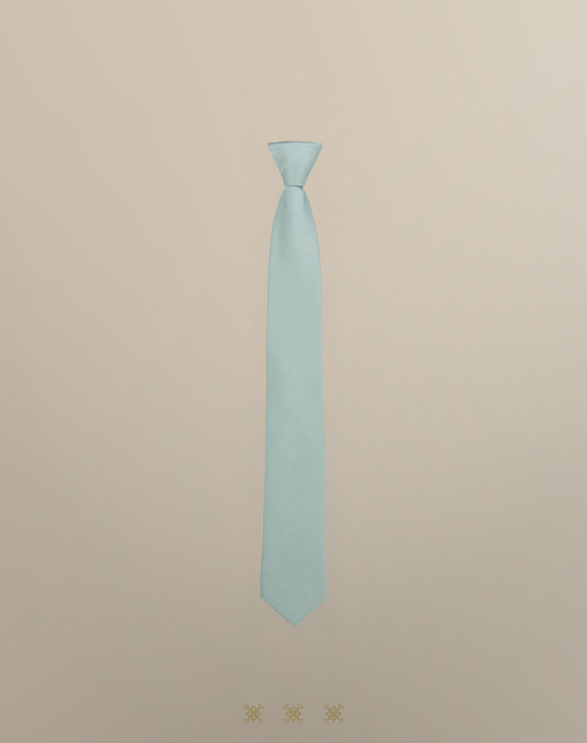Corbata verde menta con nudo 70-230