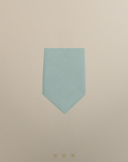 Corbata verde menta con nudo 70-230