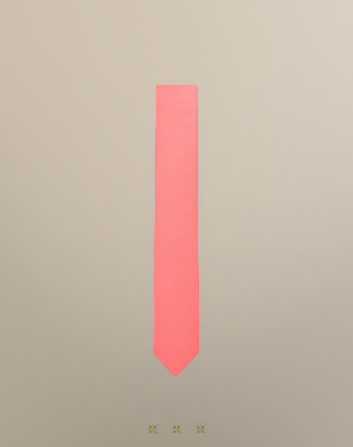 Corbata LI rosa sin nudo 70-232
