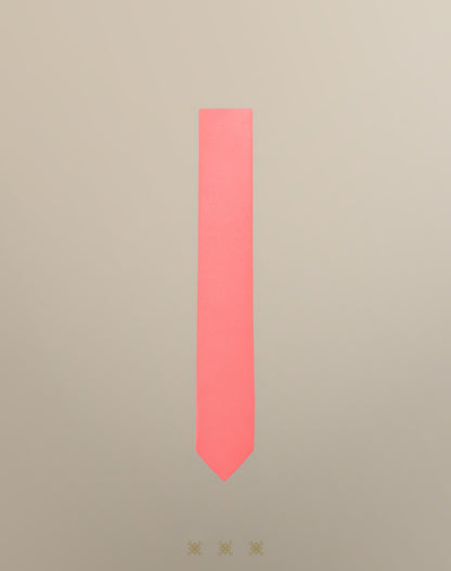 Corbata LI rosa sin nudo 70-232