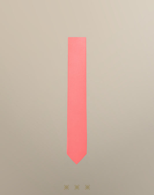 Corbata LI rosa sin nudo 70-232