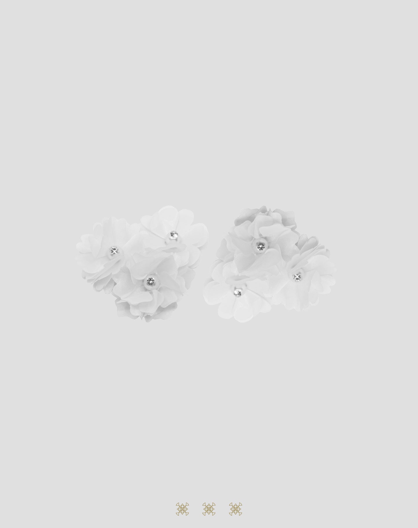 Accesorios de flor blanco 73-044