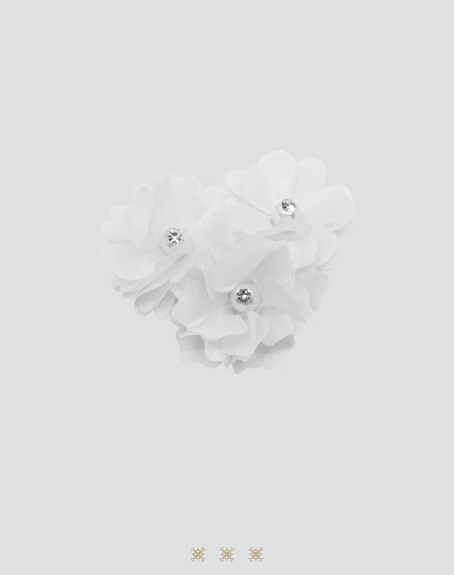 Accesorios de flor blanco 73-044