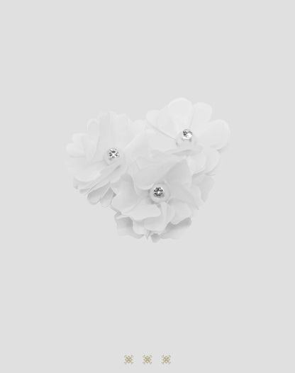 Accesorios de flor blanco 73-044