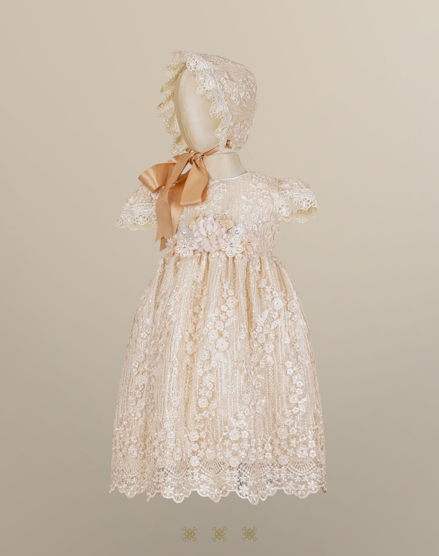 Vestido infantil champagne 73-136