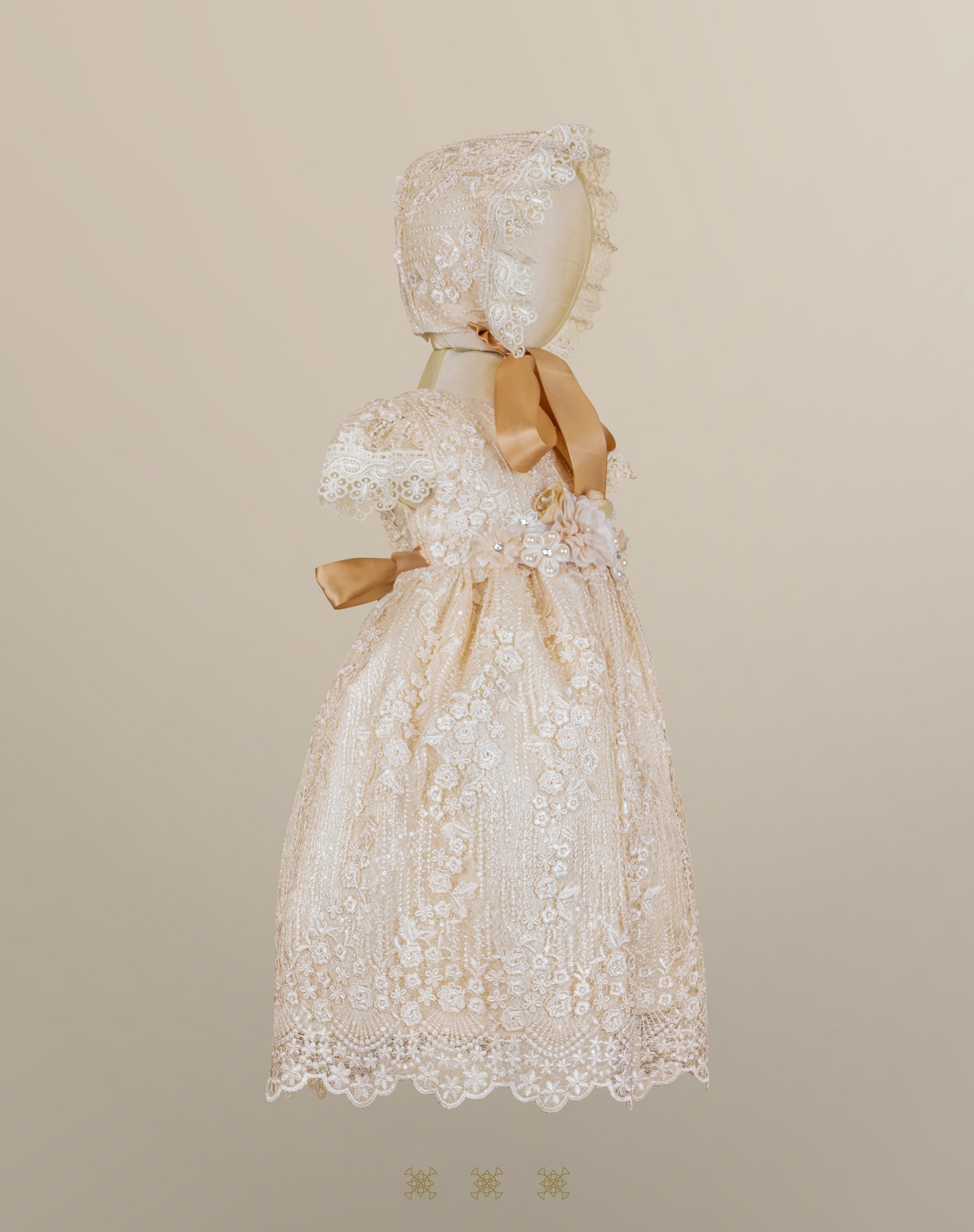 Vestido infantil champagne 73-136