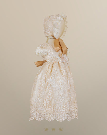 Vestido infantil champagne 73-136
