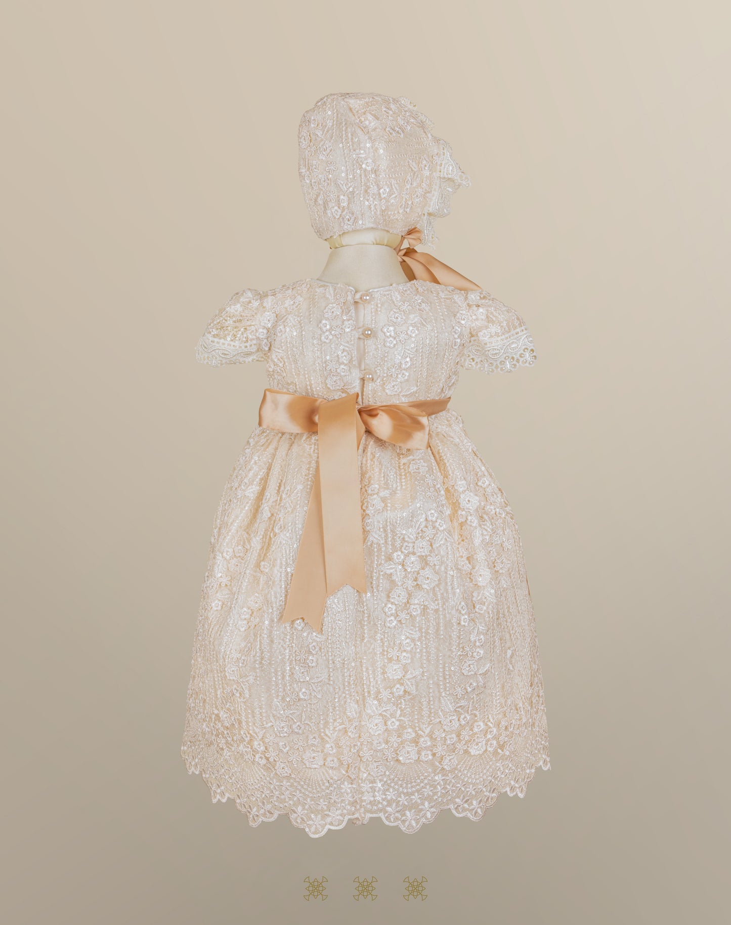 Vestido infantil champagne 73-136
