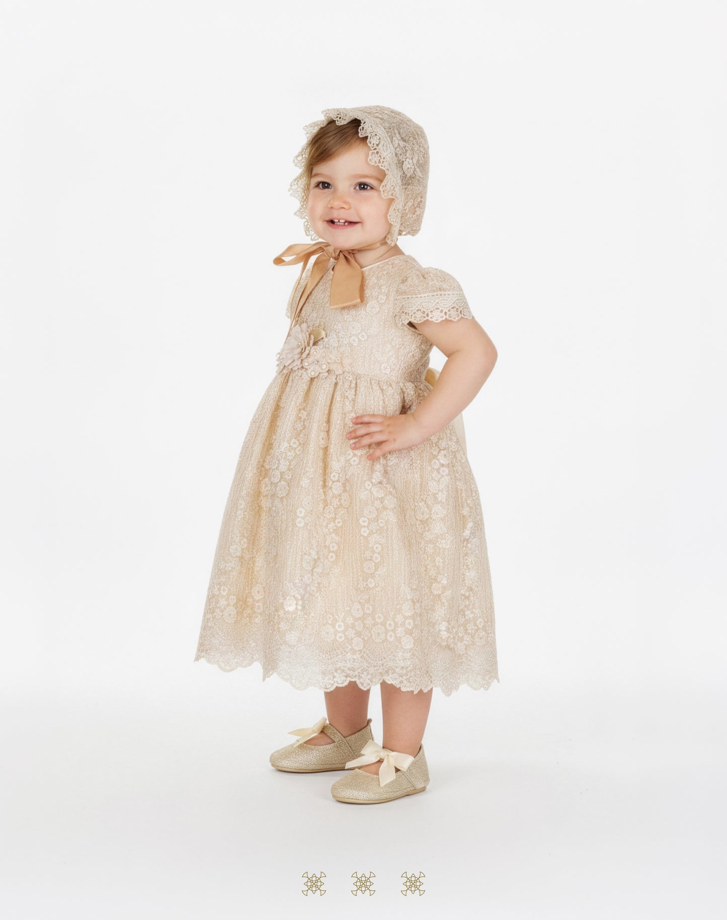 Vestido infantil champagne 73-136