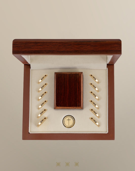 Arras de boda cruz dorado 75-232