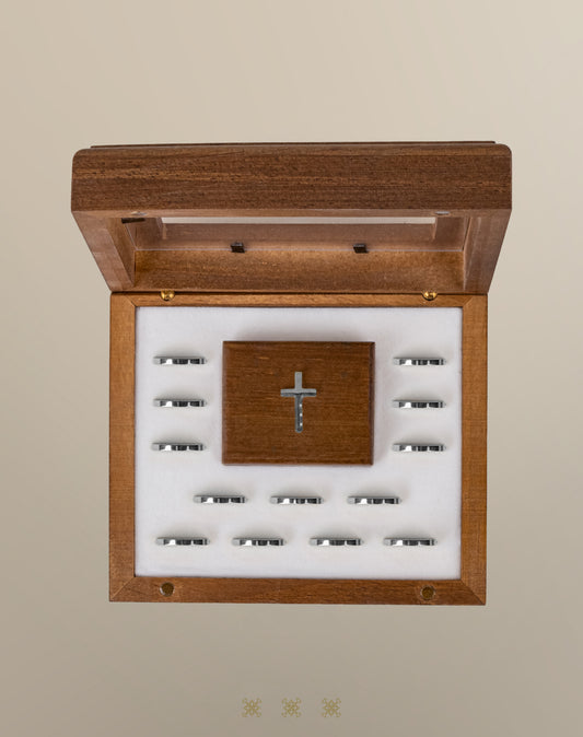 Arras de boda Cruz plata 75-236