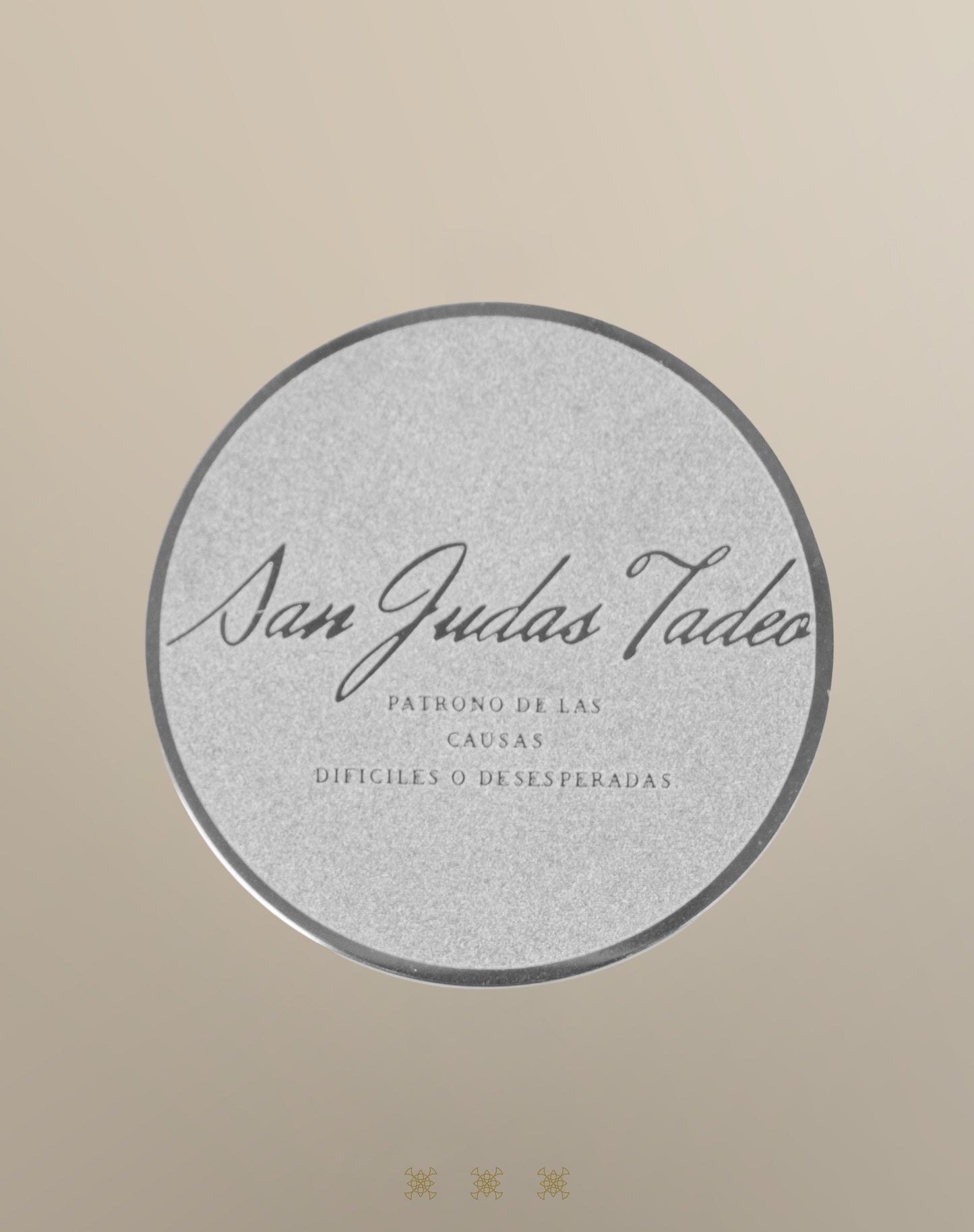 Arras de boda San Judas Tadeo plata 75-268