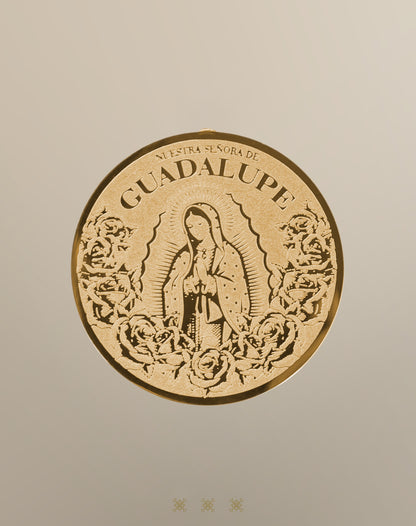 Arras de boda Virgen de Guadalupe dorado 75-268