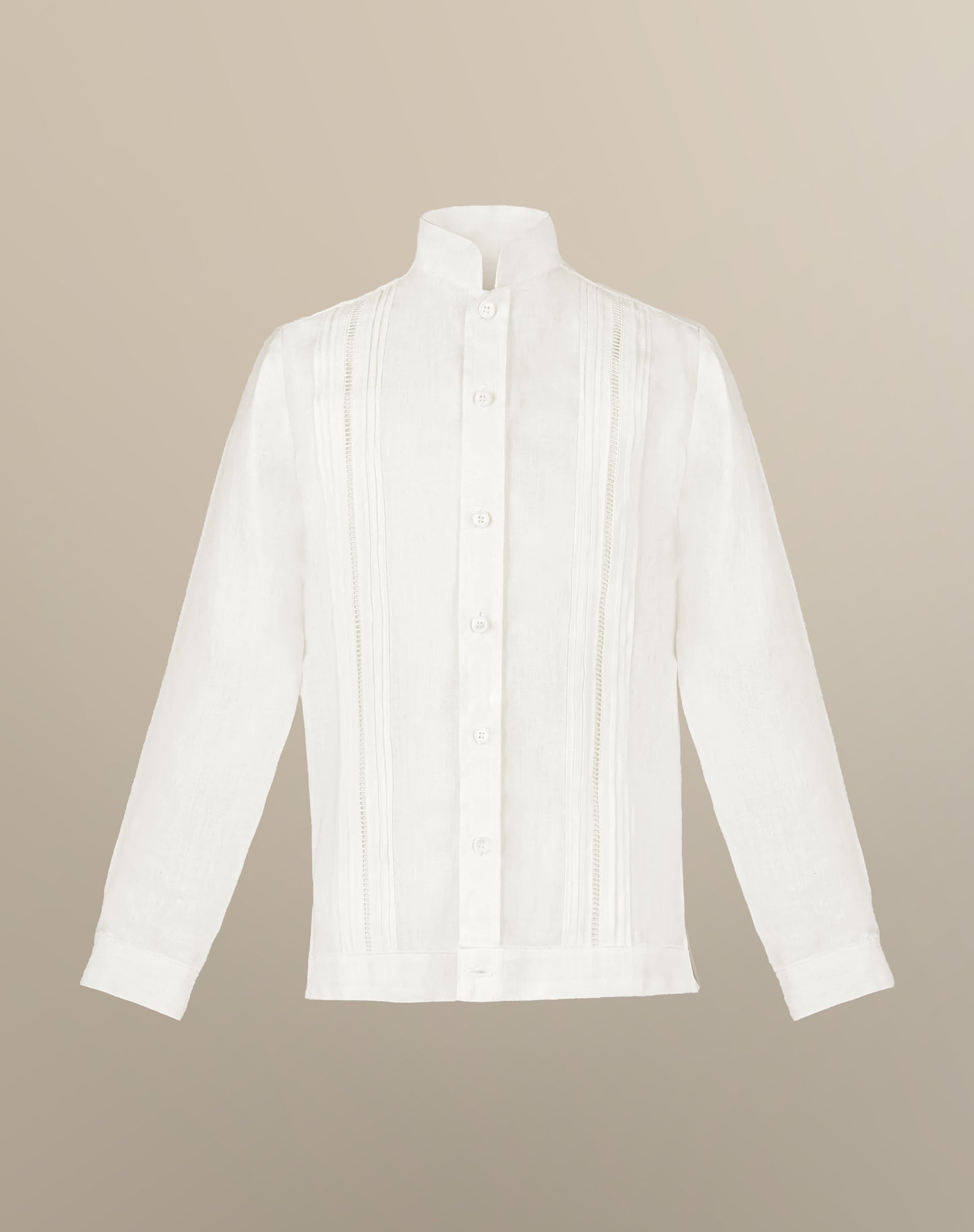 Camisa guayabera hueso 83-001