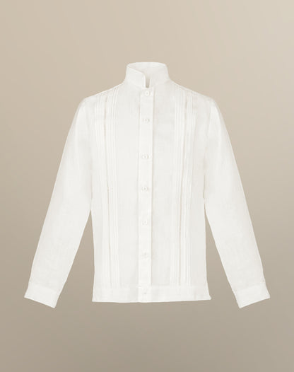 Camisa guayabera hueso 83-001