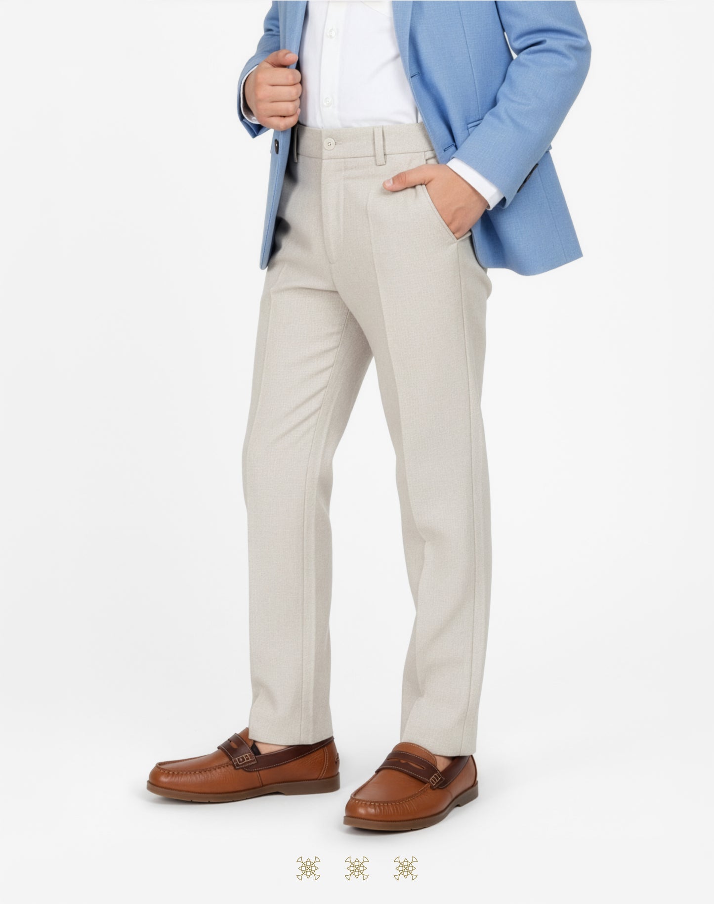 Pantalón infantil jaspeado 83-002