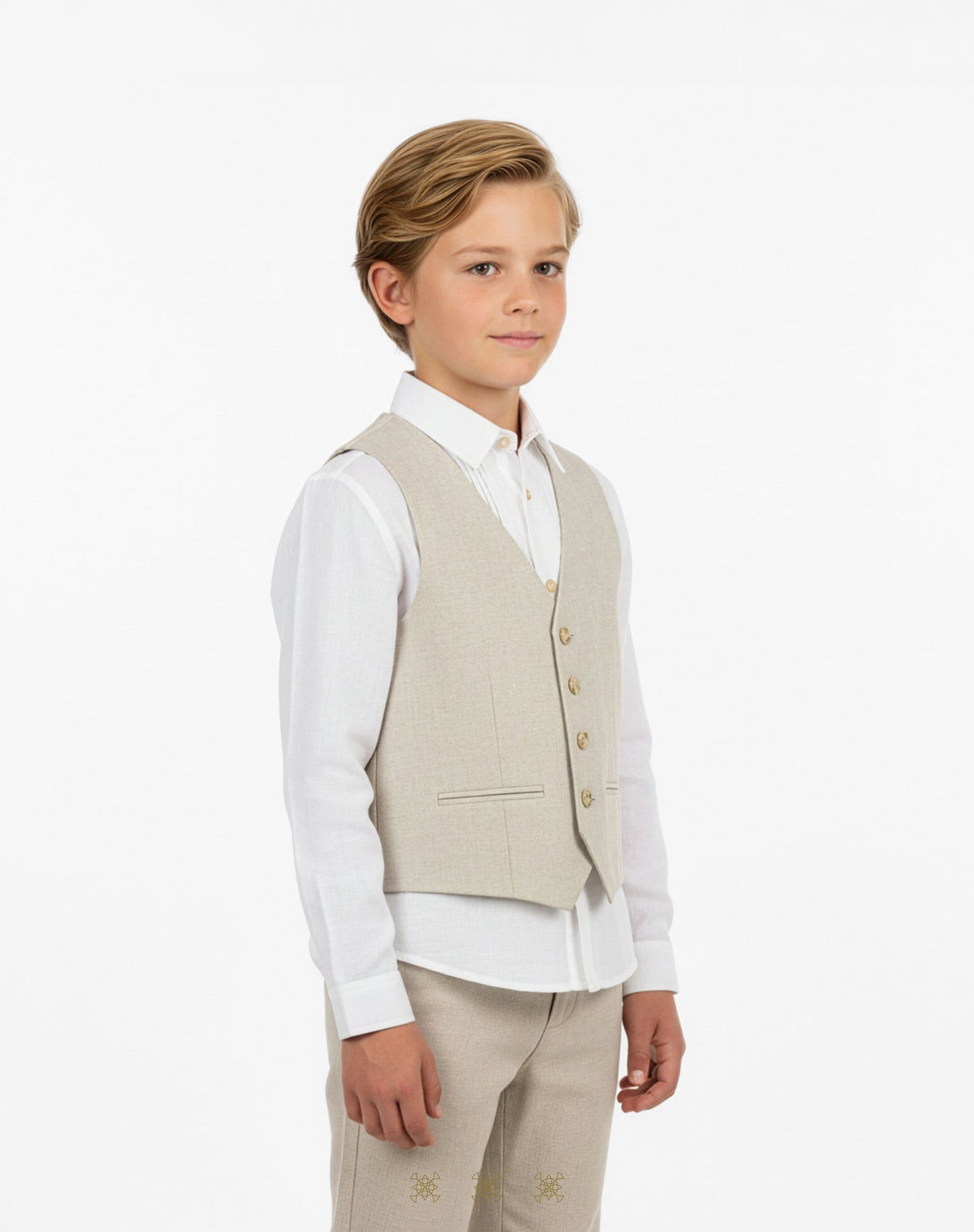 Chaleco de lino 83-008