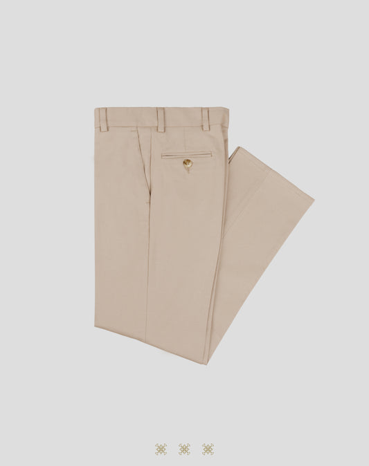 Pantalón de lino kaki 33-082