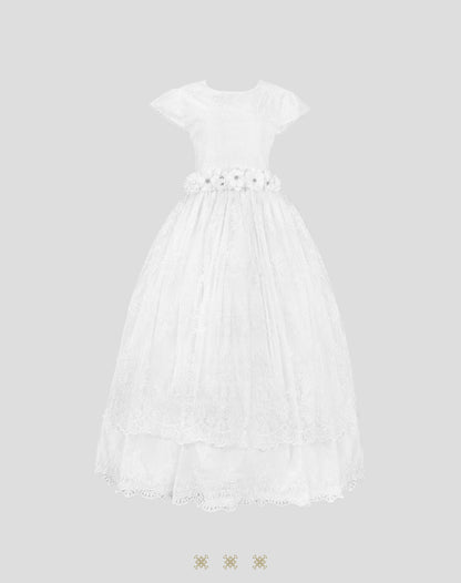 Vestido juvenil blanco 84-001