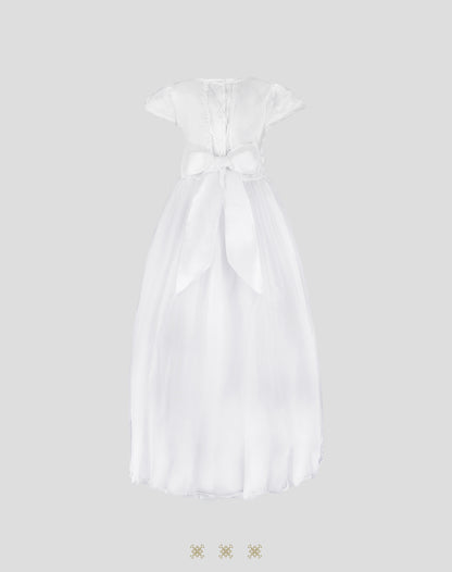 Vestido juvenil blanco 84-001