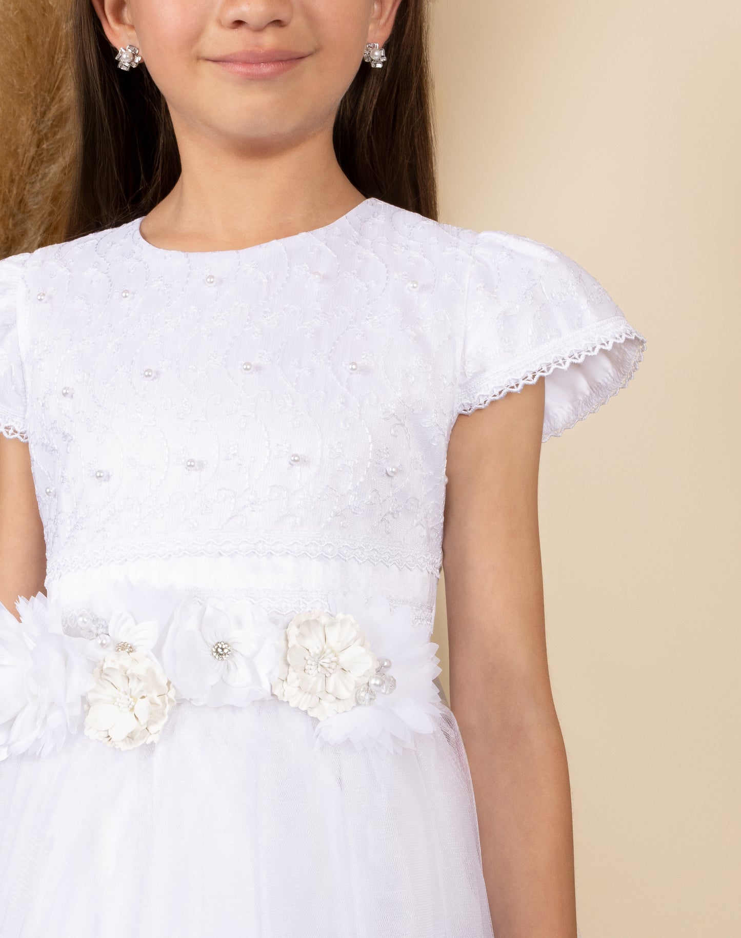 Vestido juvenil blanco 84-001