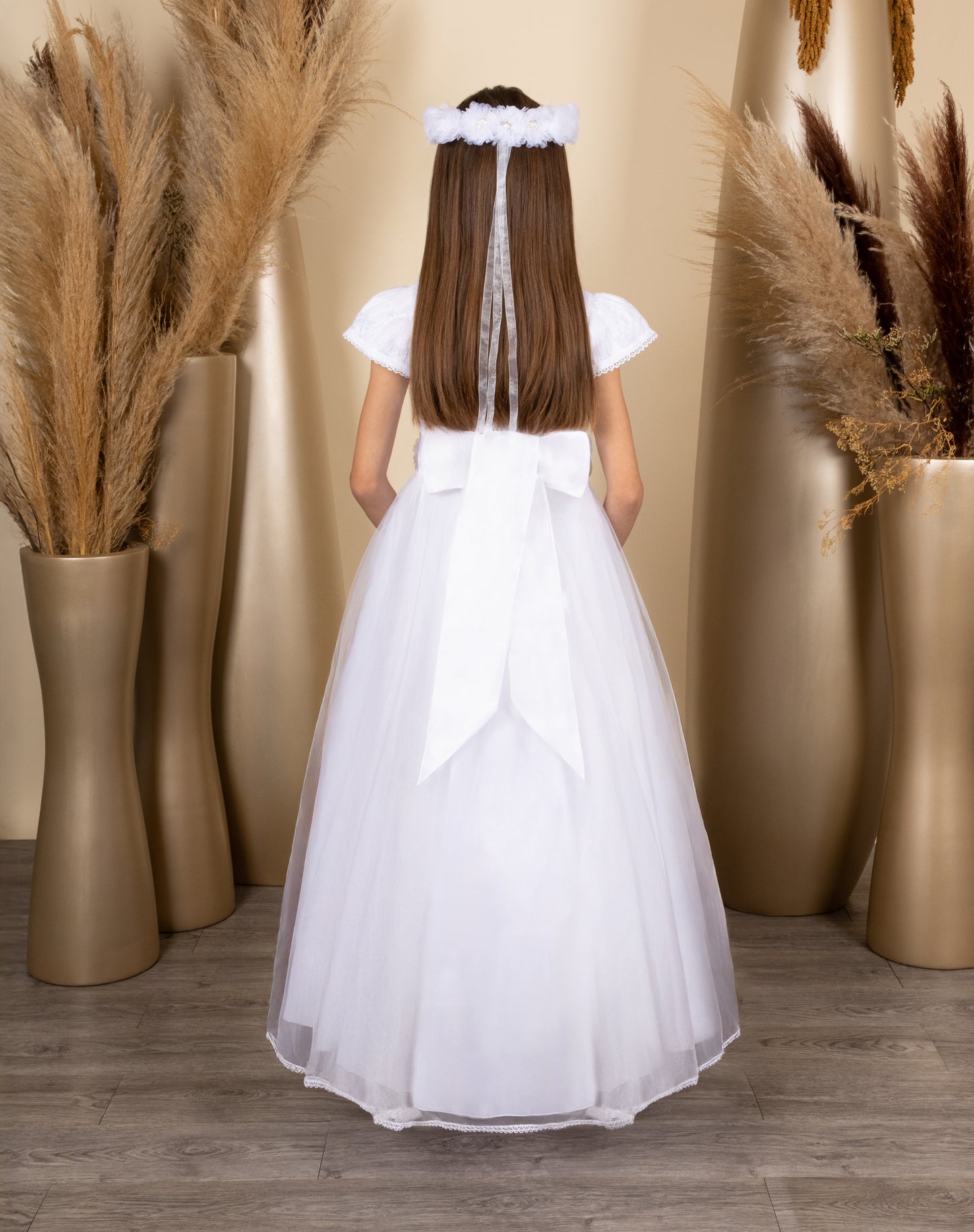 Vestido juvenil blanco 84-001