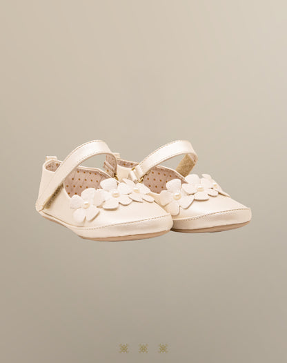 Zapatos de niña hueso 85-006