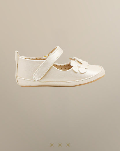 Zapatos de niña hueso 85-006