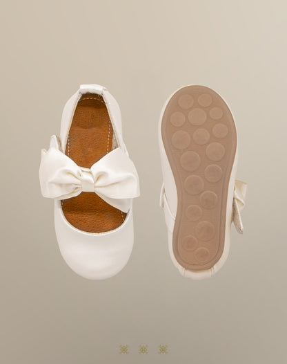 Zapatos de niña hueso 85-007