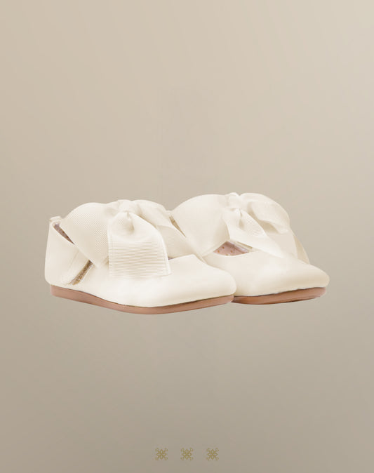 Zapatos juvenil blanco perla 85-023