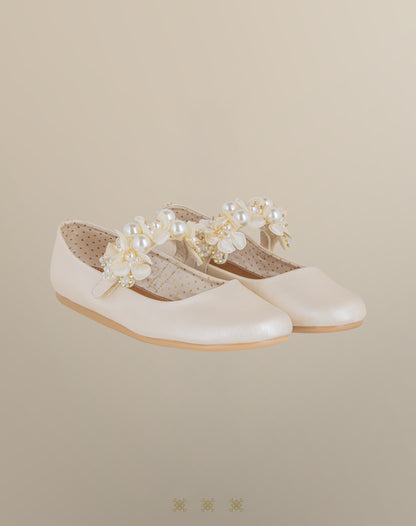 Zapatos juveniles hueso 85-026