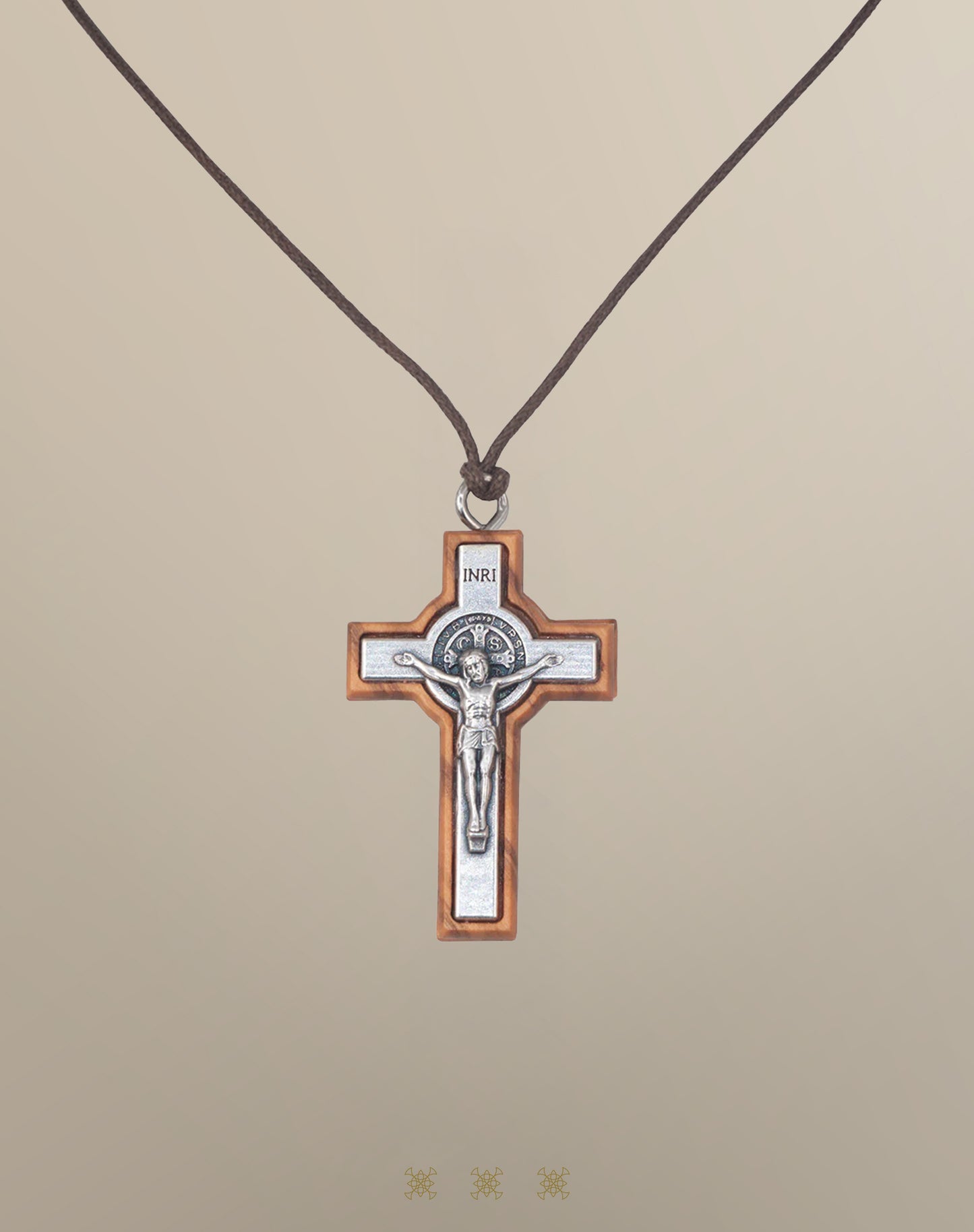 Cruz de Olivo para primera comunión 90-138