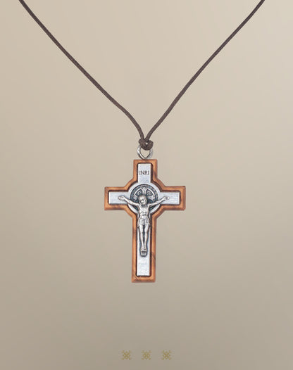 Cruz de Olivo para primera comunión 90-138