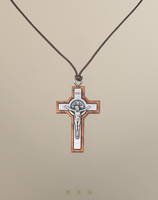 Cruz de Olivo para primera comunión 90-138