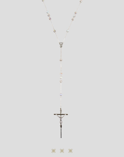 Lazo de boda italiano plata / tornasol 90-288