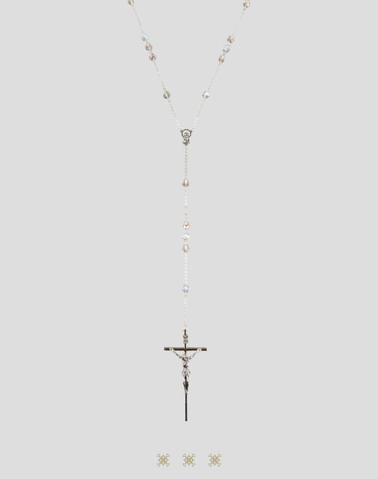 Lazo de boda italiano plata / tornasol 90-288